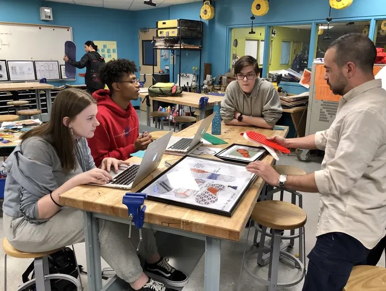 Elevă într-un liceu american, în programul de schimb educațional High School USA